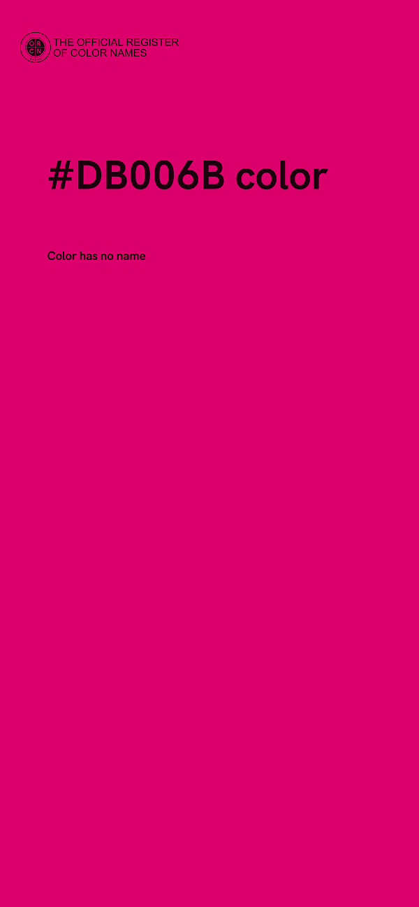#DB006B color image