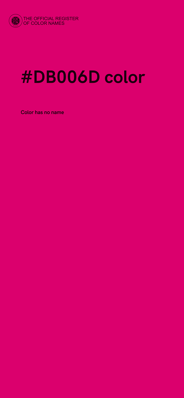 #DB006D color image