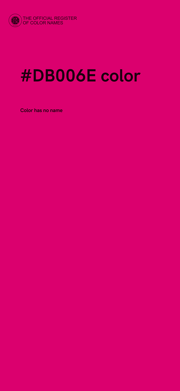 #DB006E color image