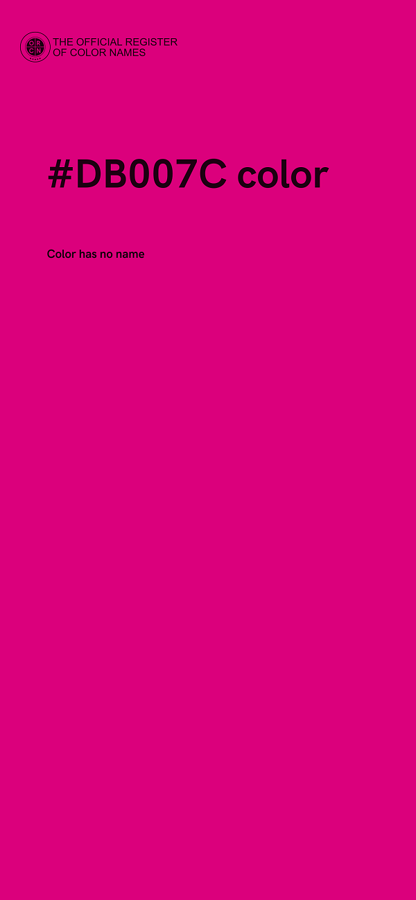 #DB007C color image