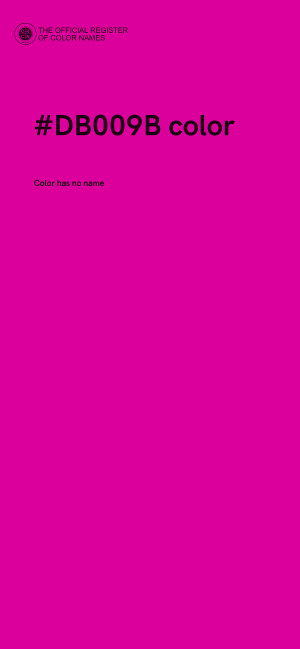 #DB009B color image