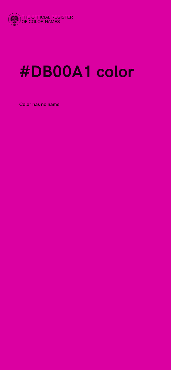 #DB00A1 color image