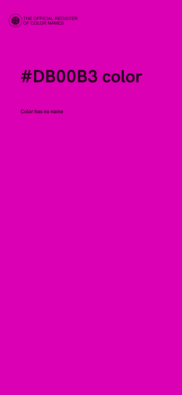 #DB00B3 color image