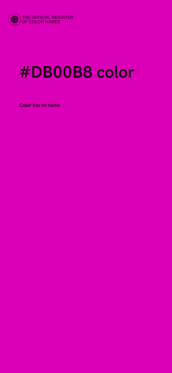 #DB00B8 color image