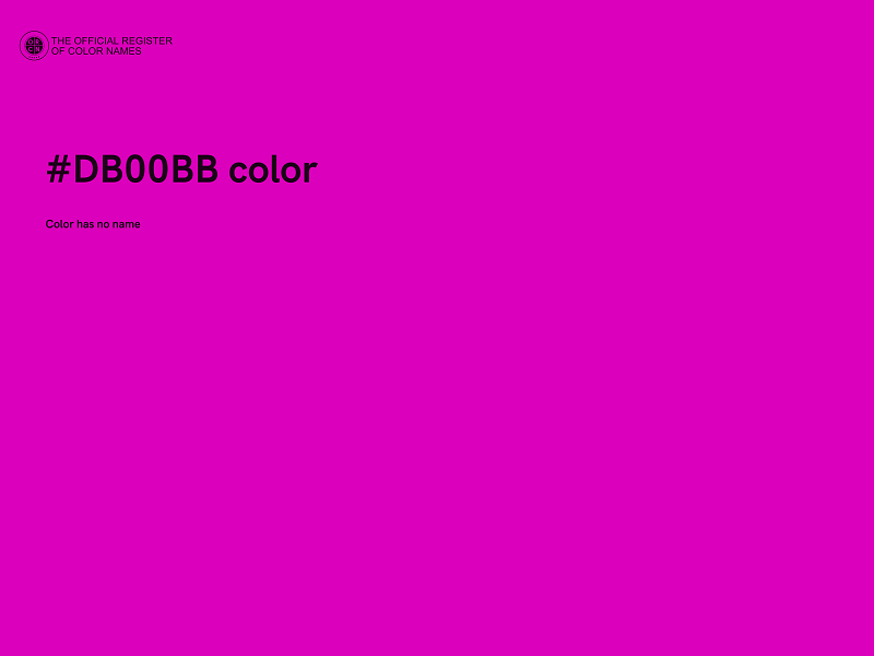 #DB00BB color image