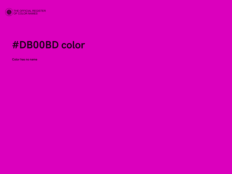 #DB00BD color image