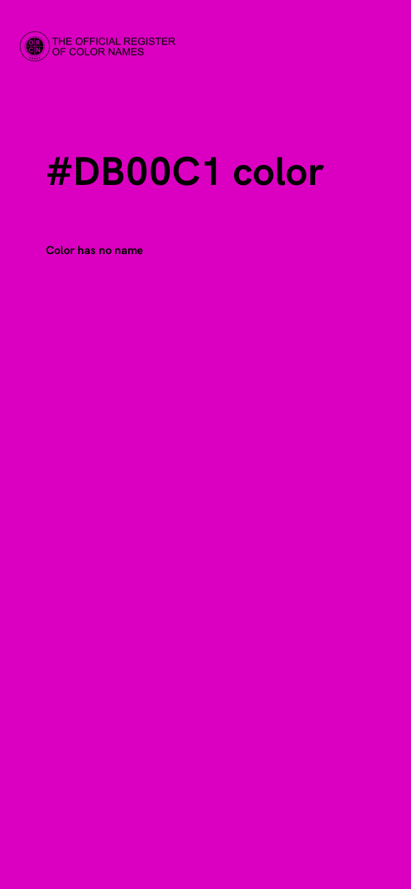 #DB00C1 color image