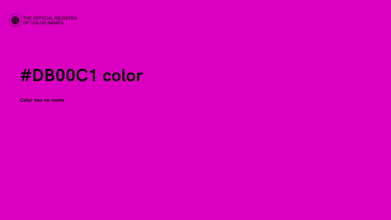 #DB00C1 color image