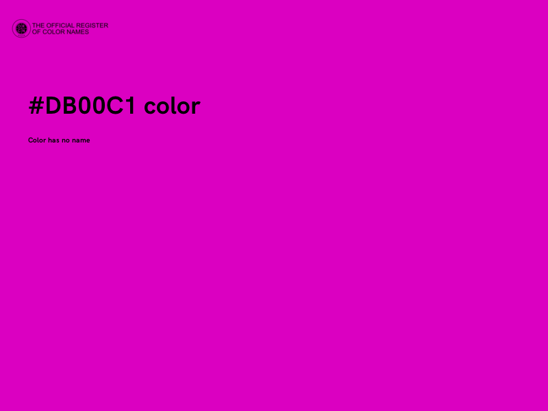 #DB00C1 color image