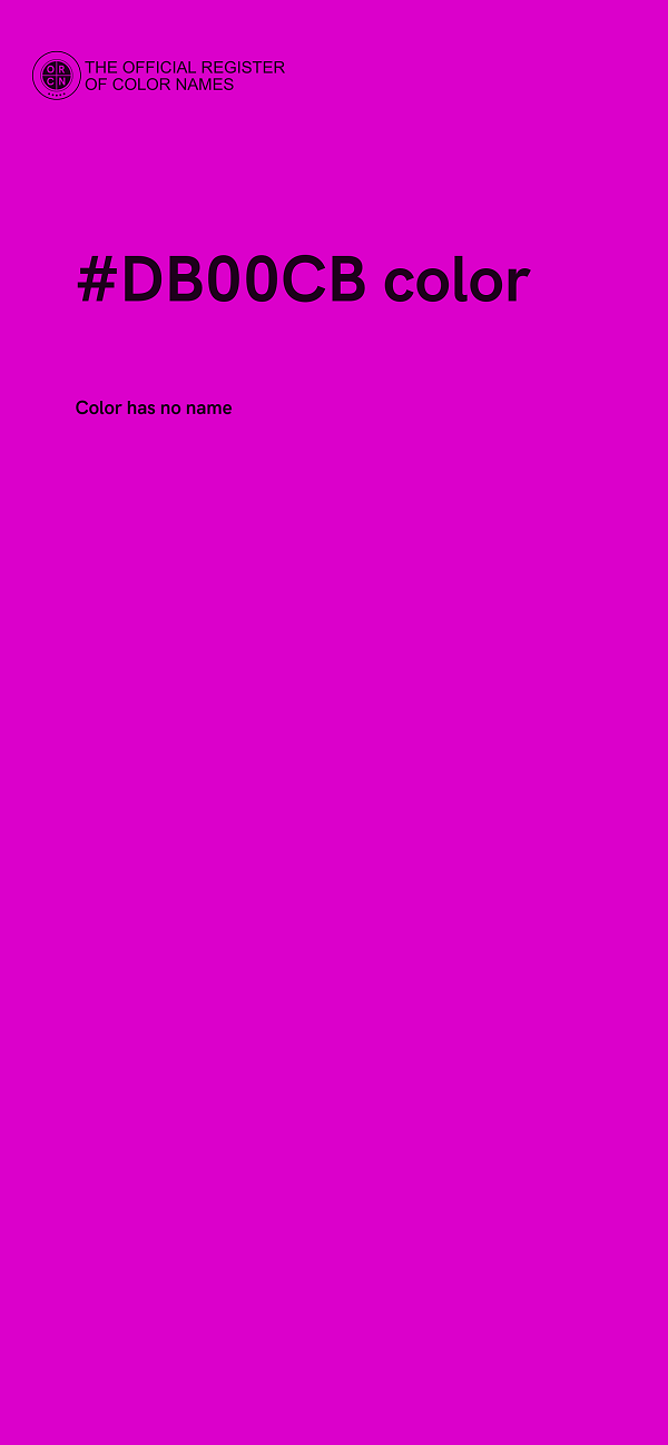 #DB00CB color image