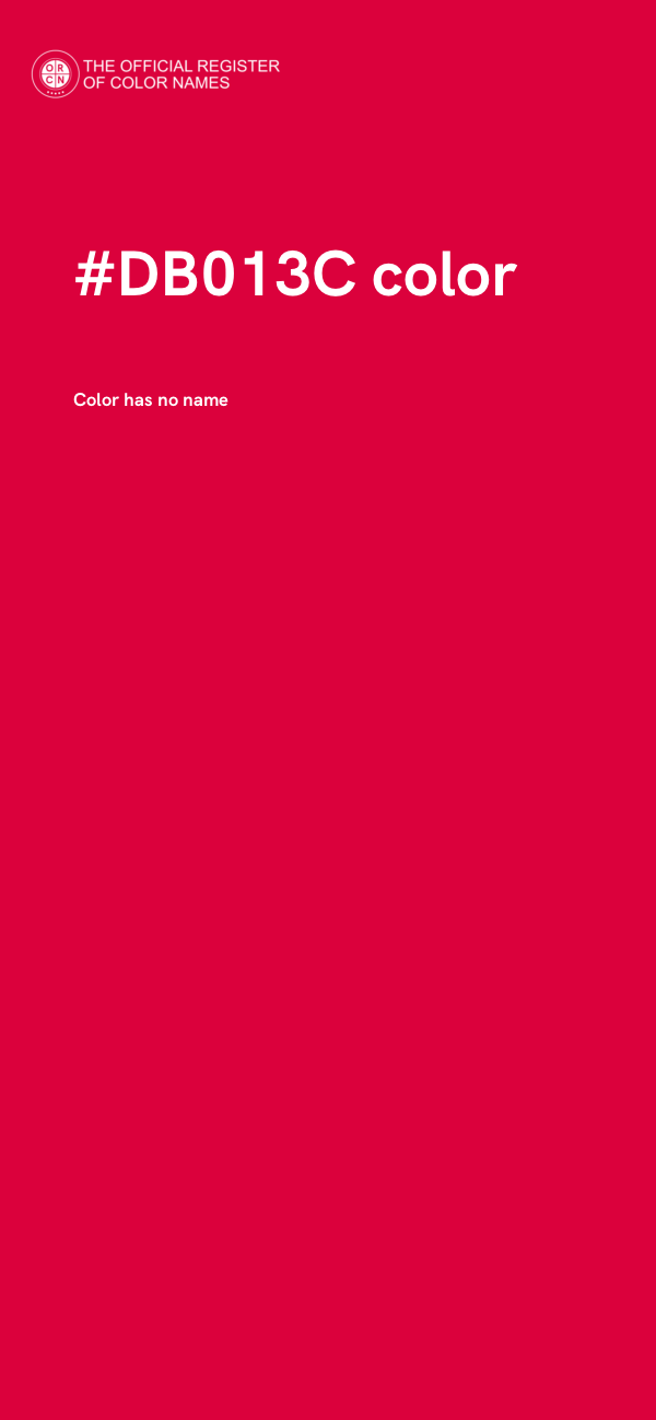 #DB013C color image