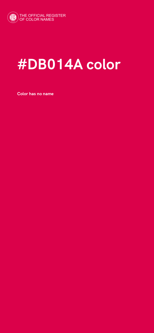 #DB014A color image