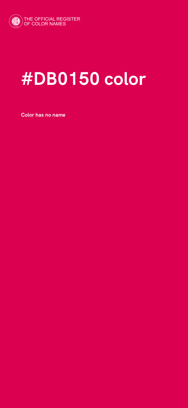 #DB0150 color image