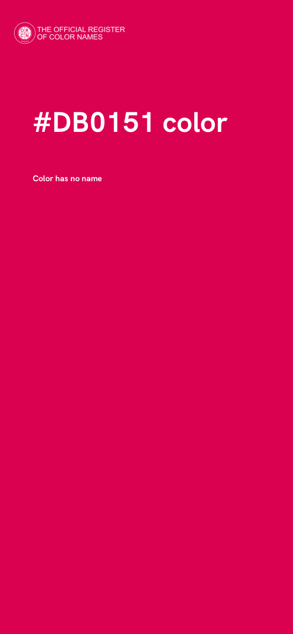 #DB0151 color image