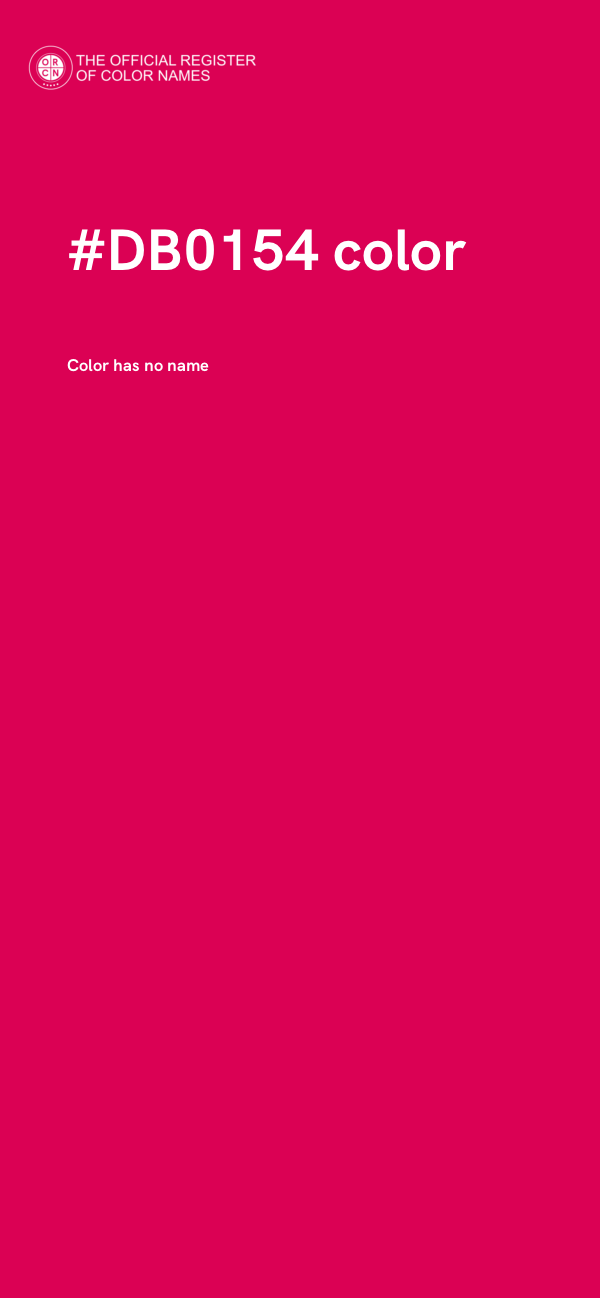 #DB0154 color image