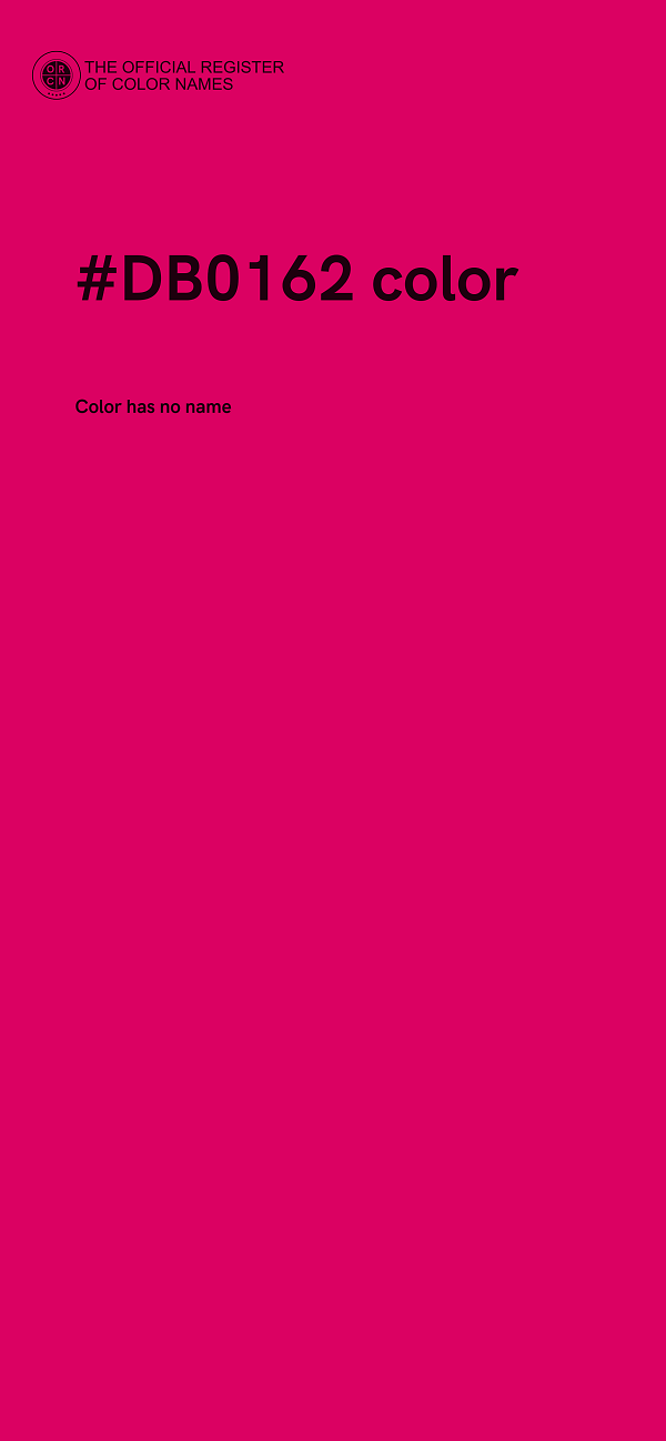 #DB0162 color image