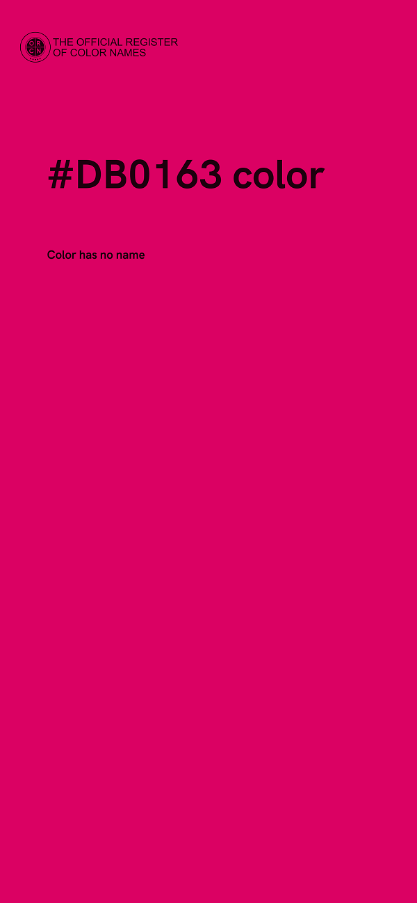 #DB0163 color image