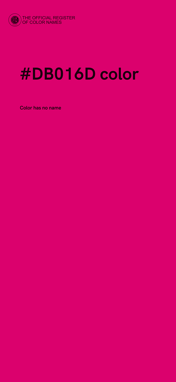 #DB016D color image