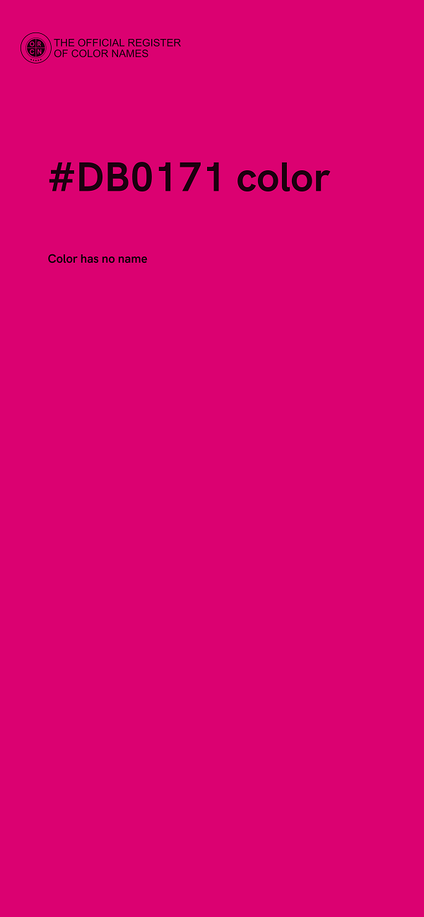 #DB0171 color image