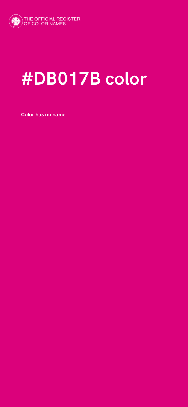 #DB017B color image