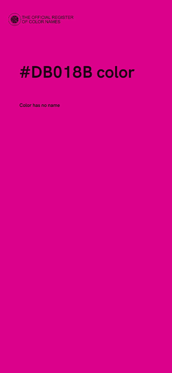 #DB018B color image