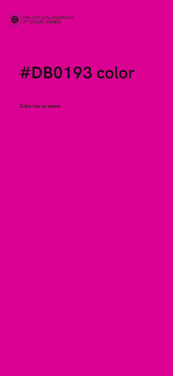 #DB0193 color image