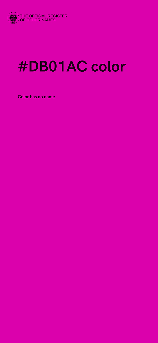 #DB01AC color image