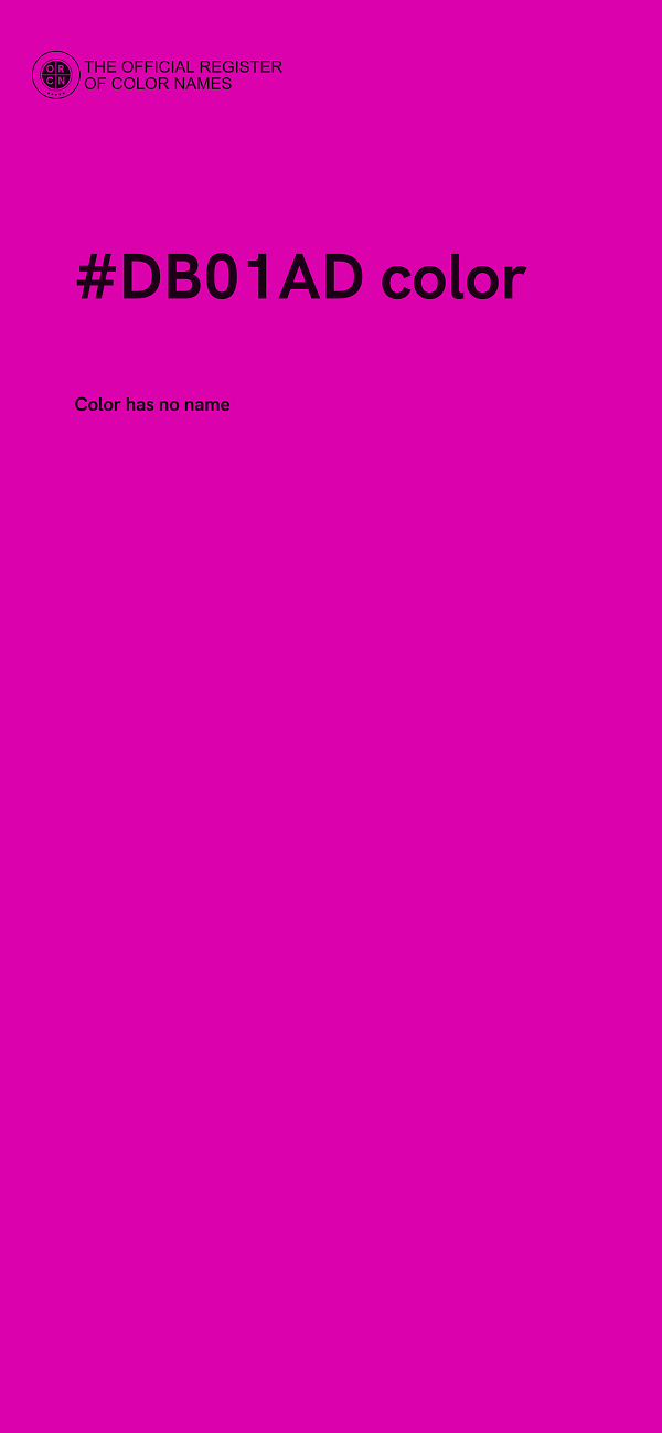 #DB01AD color image