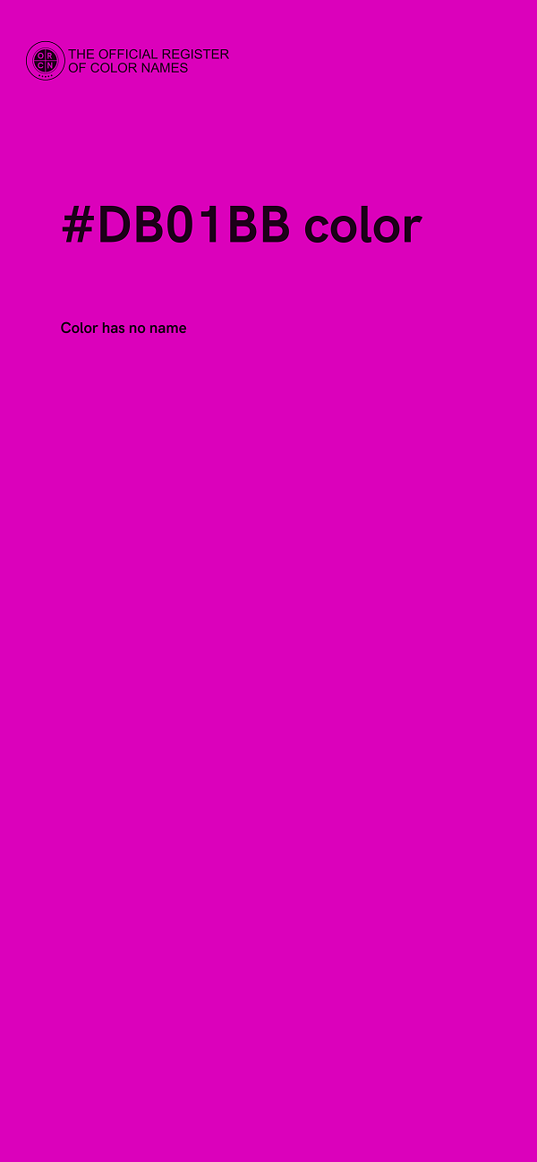 #DB01BB color image