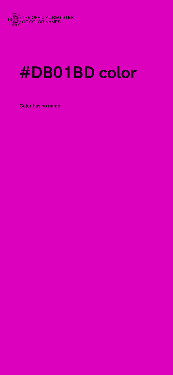 #DB01BD color image