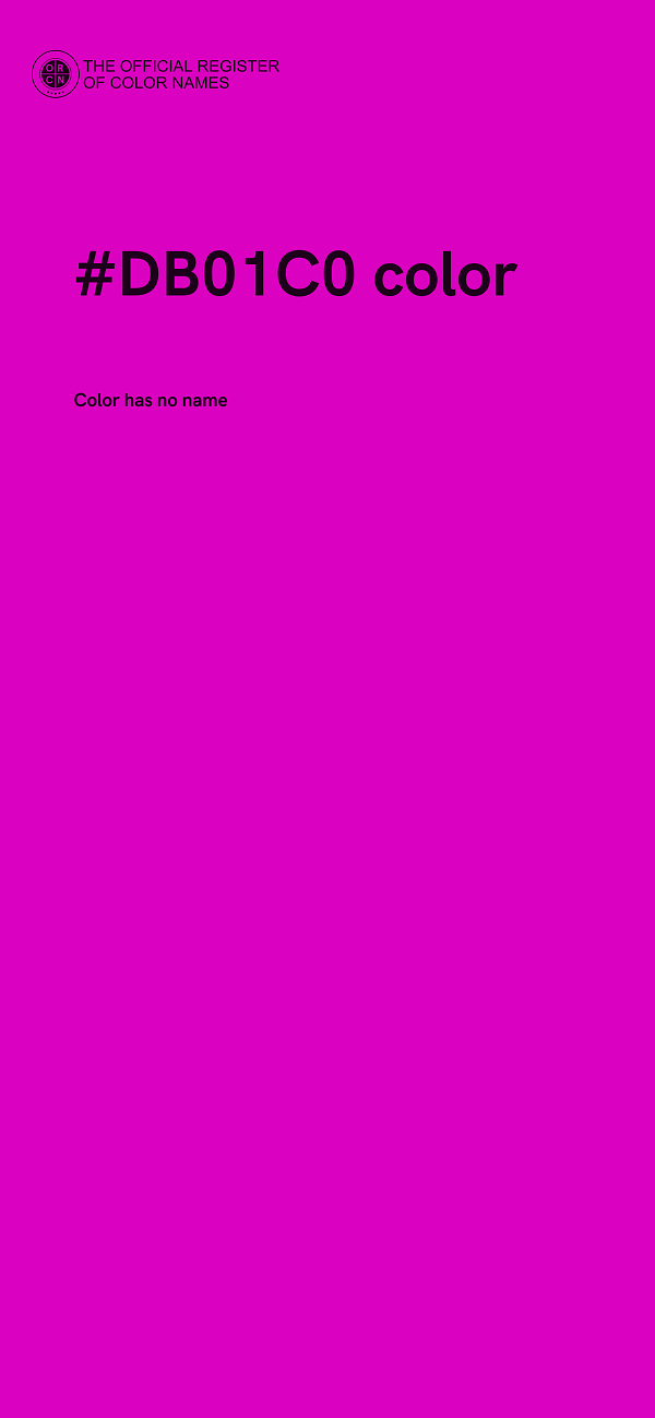 #DB01C0 color image