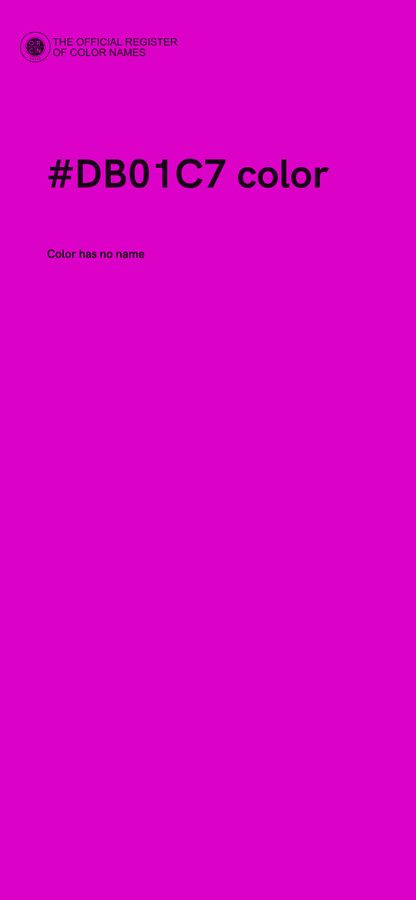 #DB01C7 color image