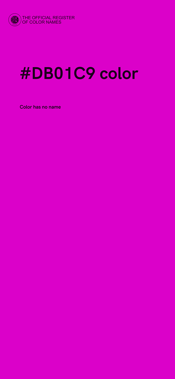 #DB01C9 color image