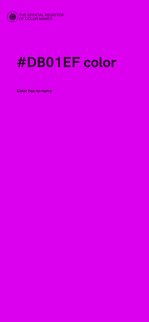 #DB01EF color image