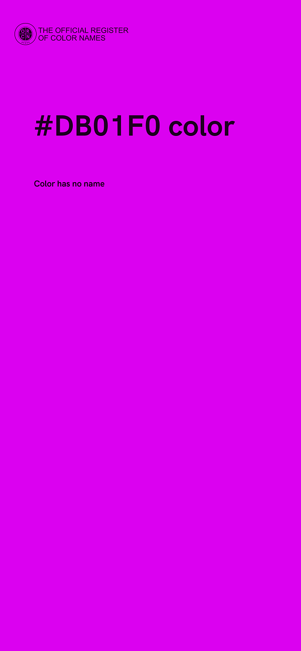 #DB01F0 color image