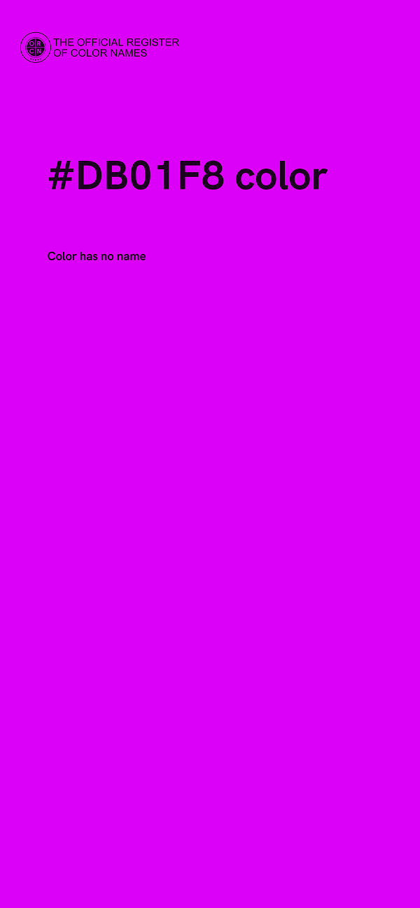 #DB01F8 color image