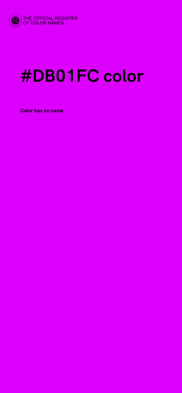 #DB01FC color image