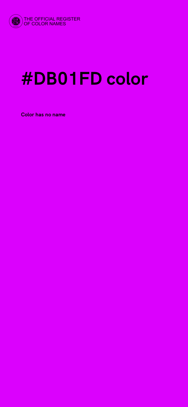 #DB01FD color image