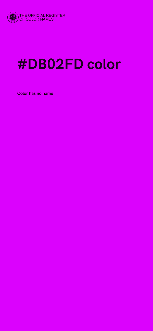 #DB02FD color image