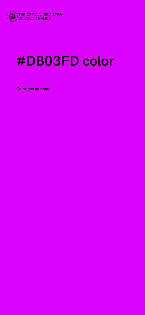 #DB03FD color image