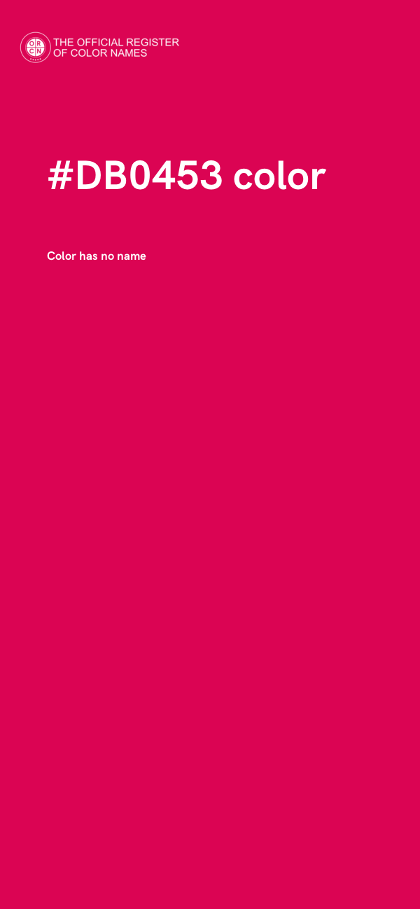 #DB0453 color image