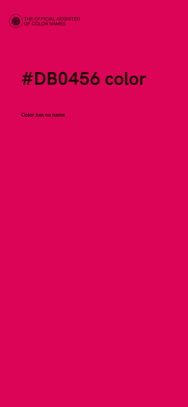 #DB0456 color image