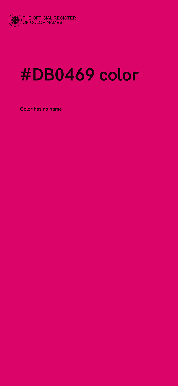 #DB0469 color image