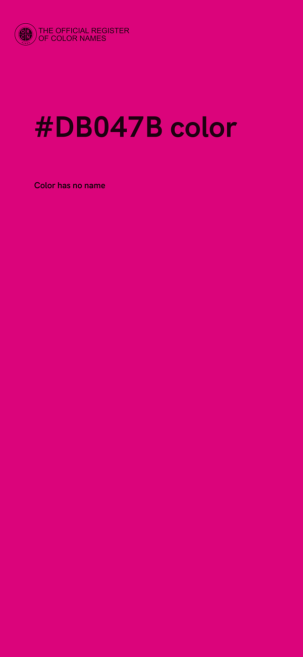 #DB047B color image