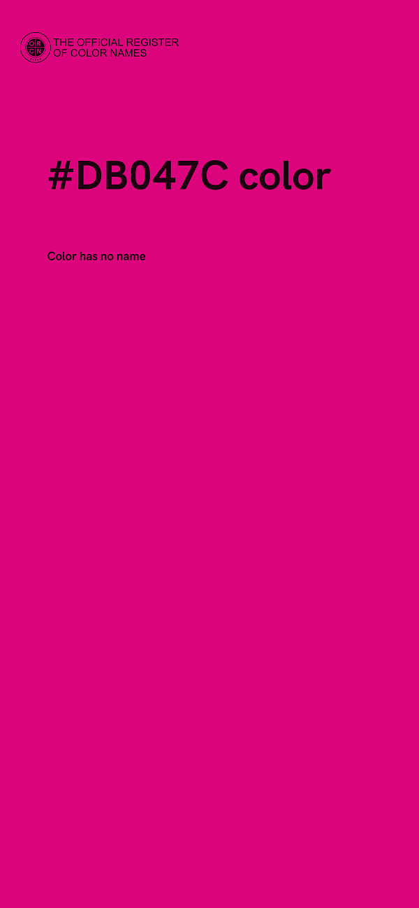 #DB047C color image