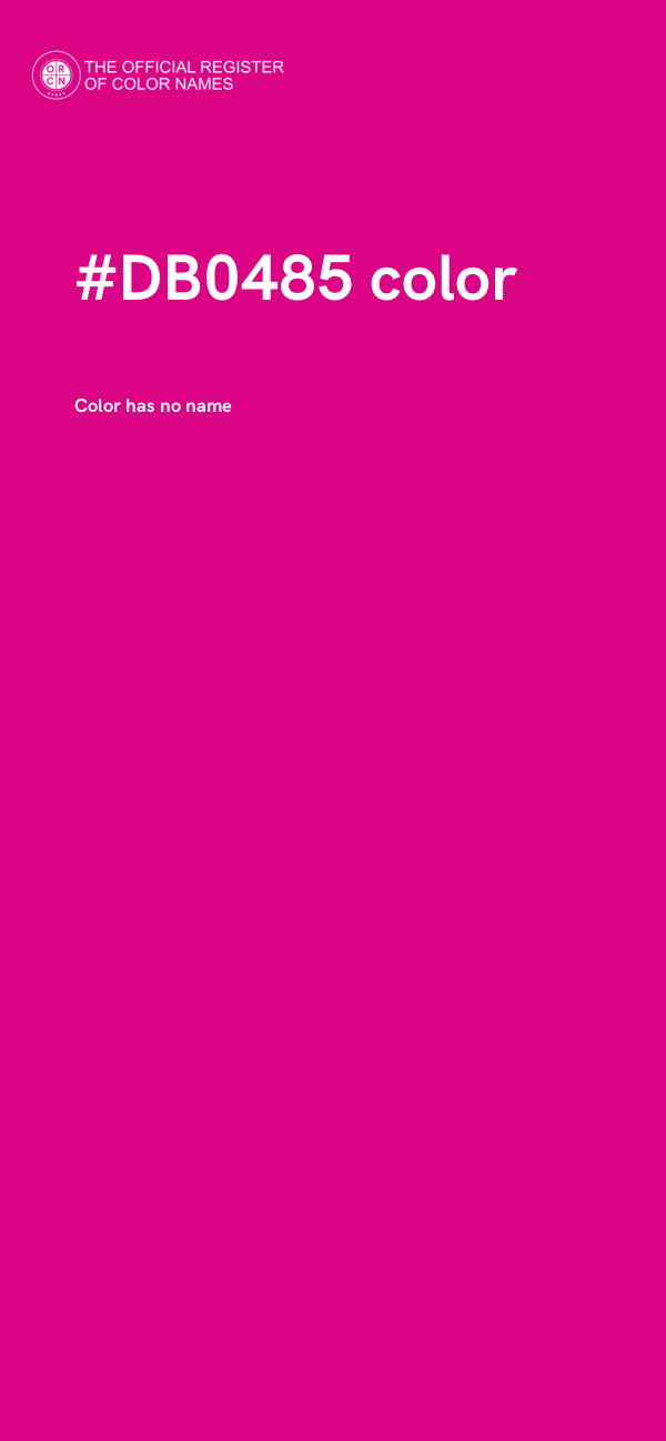 #DB0485 color image