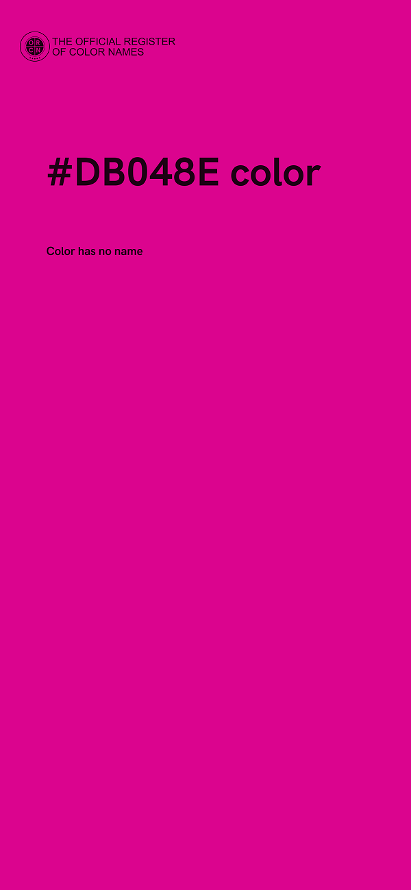 #DB048E color image