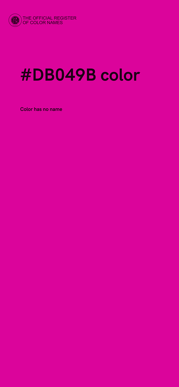 #DB049B color image