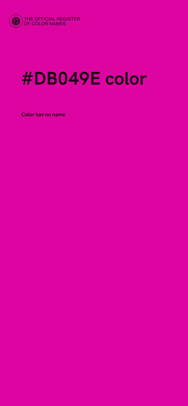 #DB049E color image
