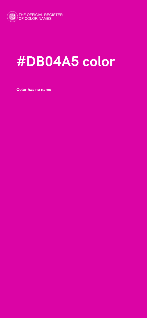#DB04A5 color image